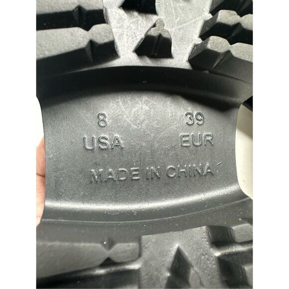 Free People X Jeffrey Campbell Bae Platform Mules Black NIB Size 8  Chunky Clogs - Picture 9 of 12